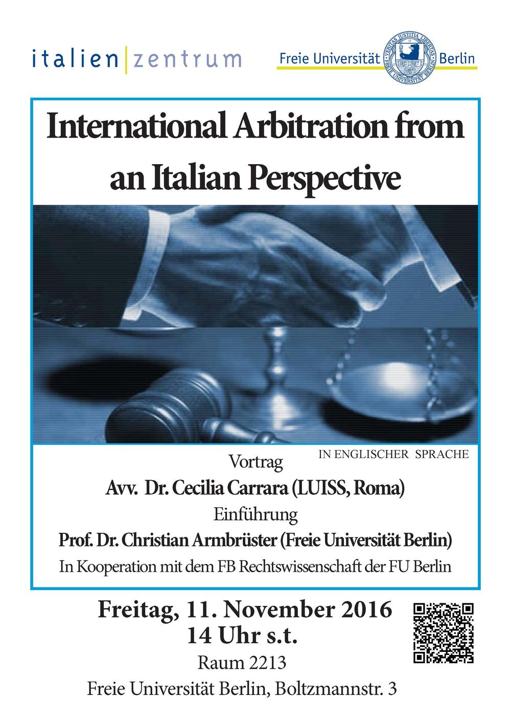 International Arbitration from an Italian Perspective