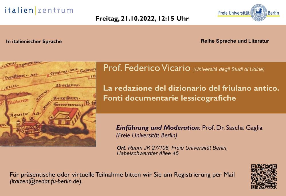 Flyer Vicario Friulano fonti