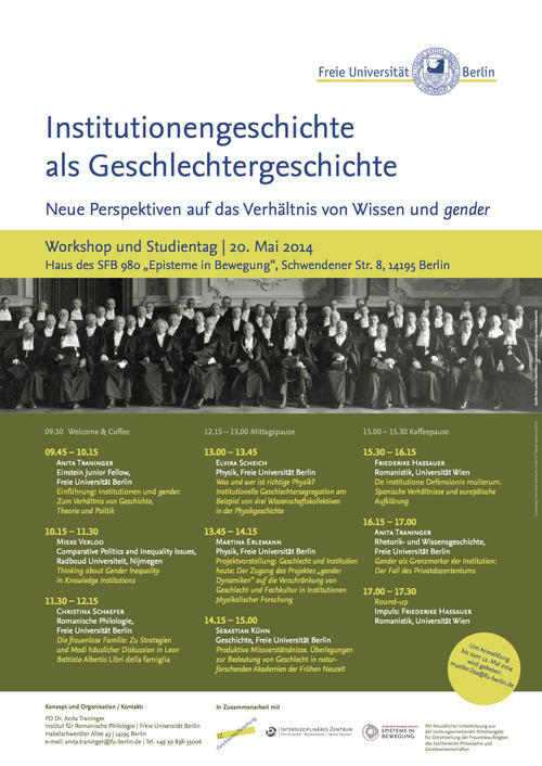 Institutionengeschichte-Plakat