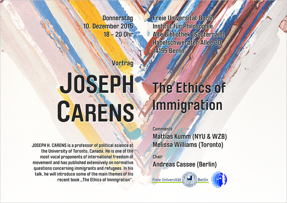 Joseph Carens - The Ethics of Immigration