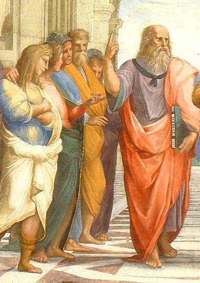 Platon | Ausschnitt aus dem Fresko "Die Schule von Athen" von Raffael