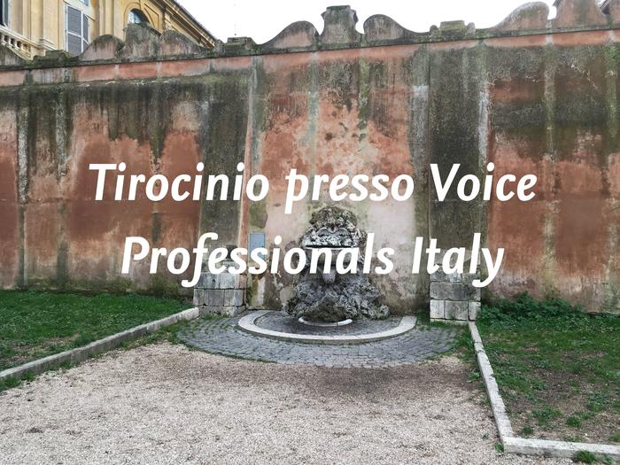 Tirocinio presso Voice Professionals Italy