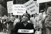 Protestmarsch nach Washington D.C. gegen die Vollstreckung des Todesurteils von Julius und Ethel Rosenberg, Washington 1953