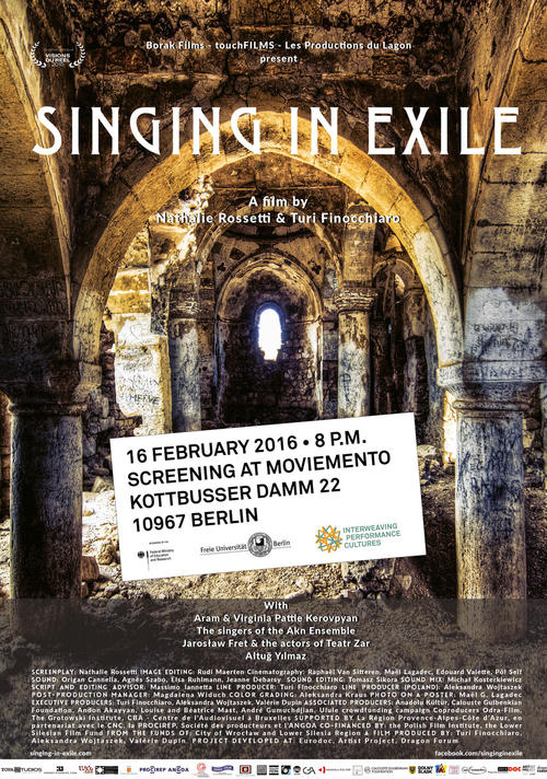 Poster of "Singing In Exile"