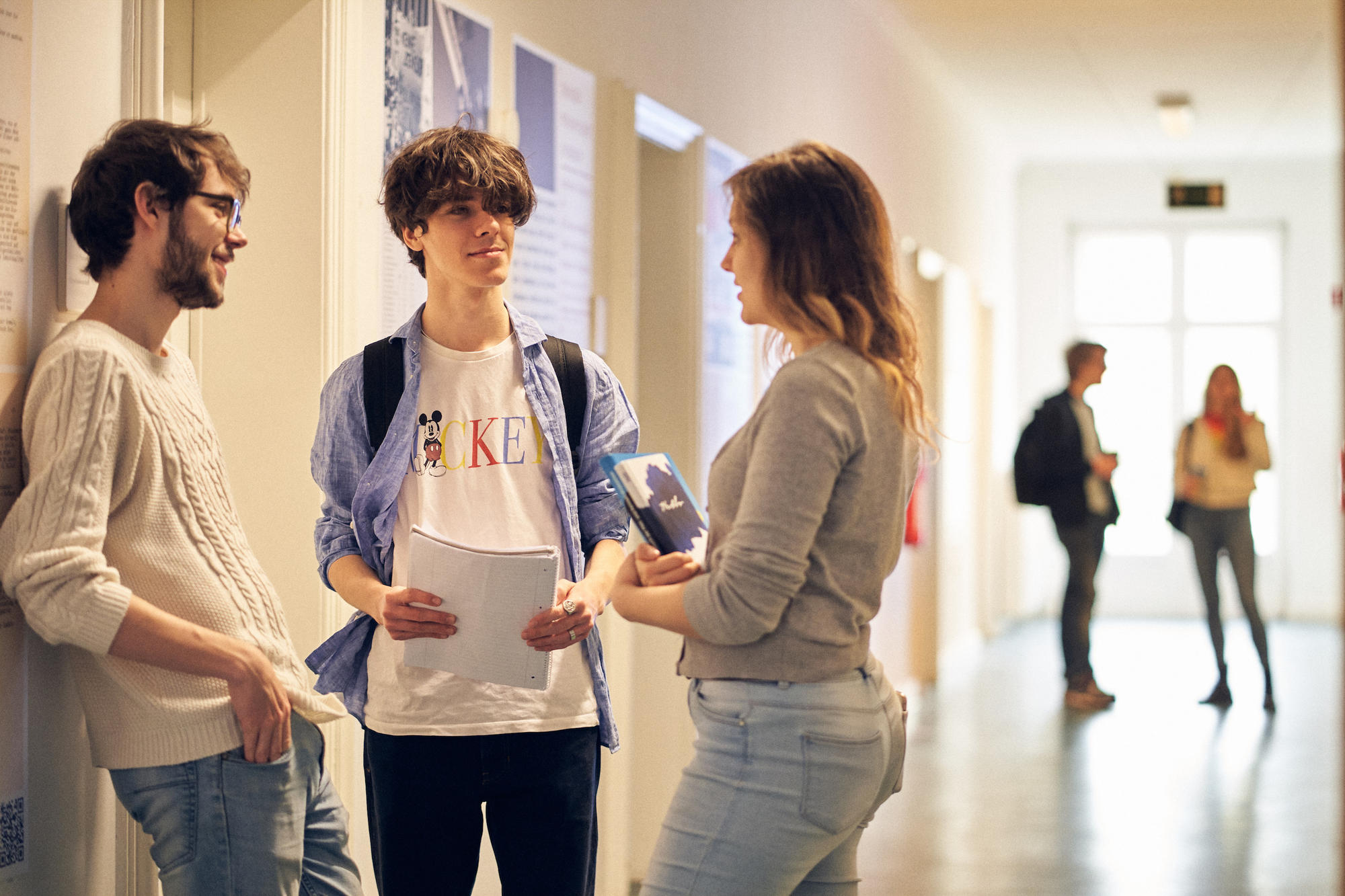 Students in Conversation