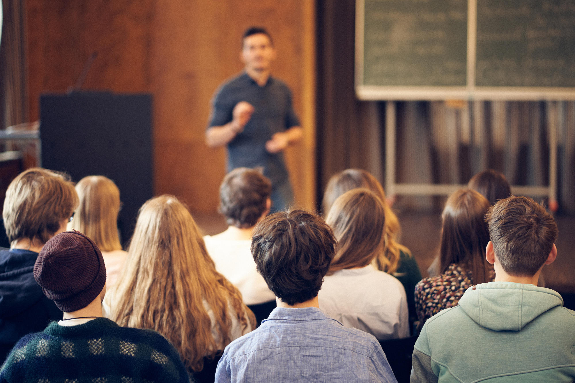 In the Lecture Hall of the Institute of Theater Studies
