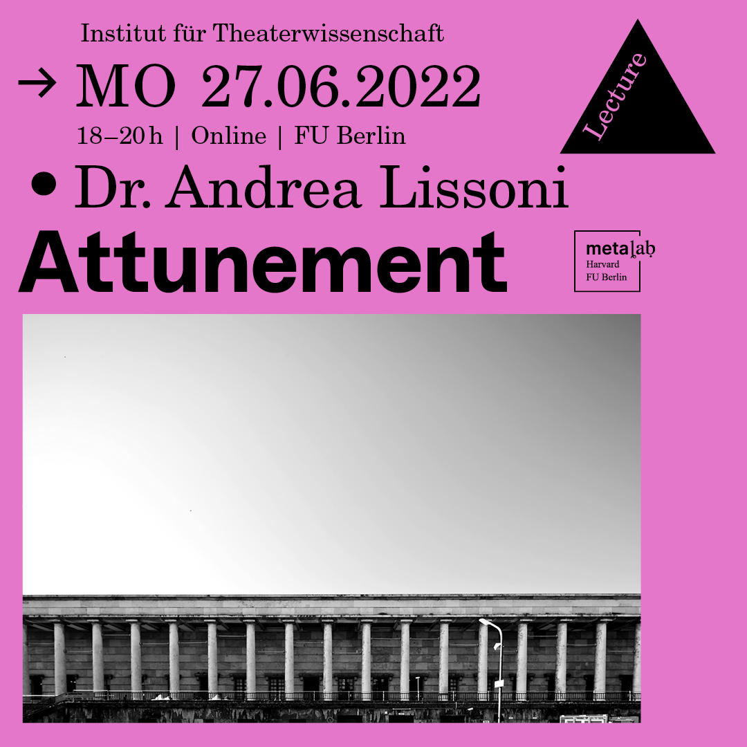 Andrea Lissoni Attunement