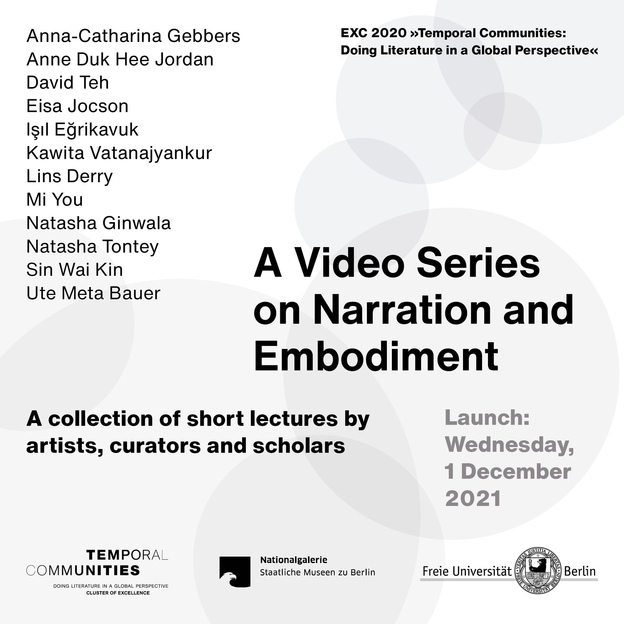 Narration and Embodiment — A Video Series