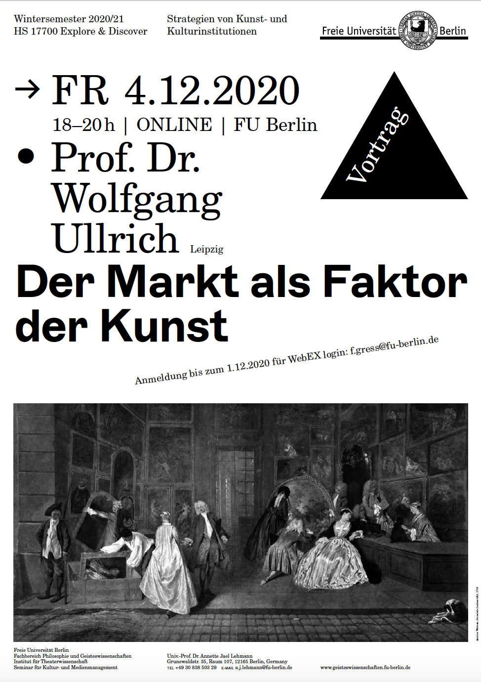 Wolfgang Ullrich Der Markt als Faktor die Kunst
