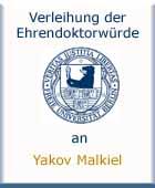 Yakov Malkiel - Ehrenpromotion am 06.10.1983
