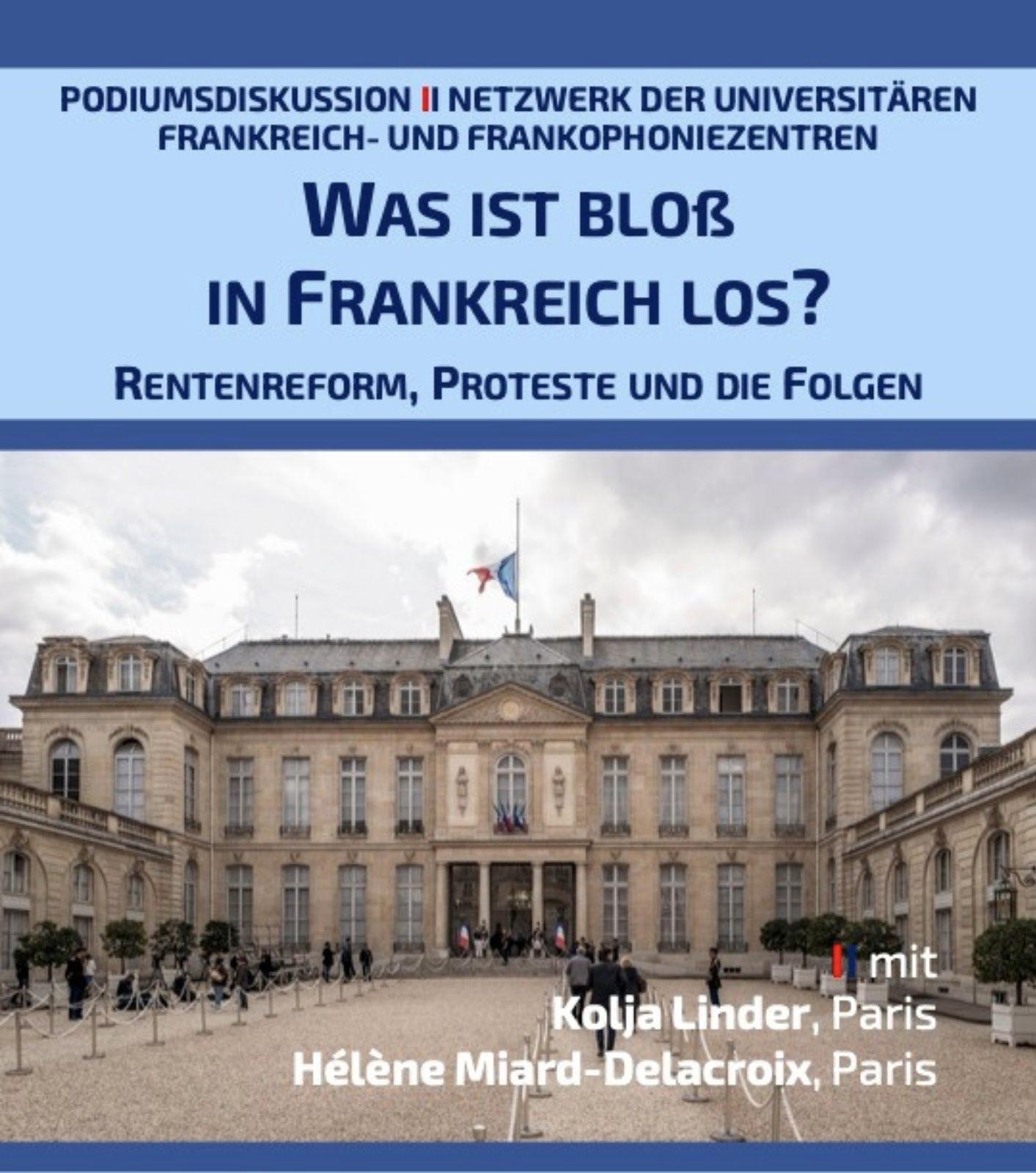 Podiumsdiskussion: Was ist bloß in Frankreich los?