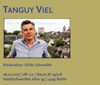 Tanguy Viel - Lecture-débat
