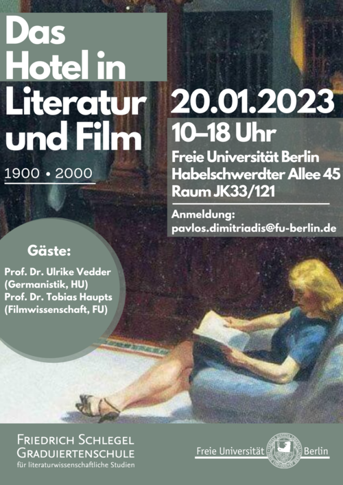 Plakat – Das Hotel in Literatur und Film