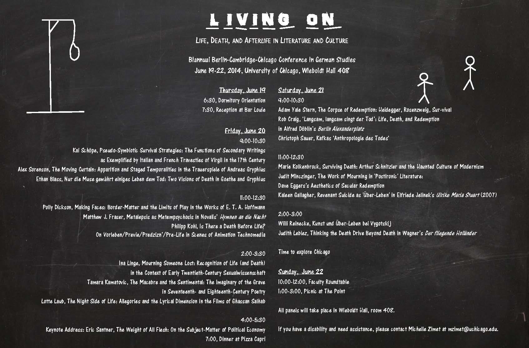 Living On - Programm