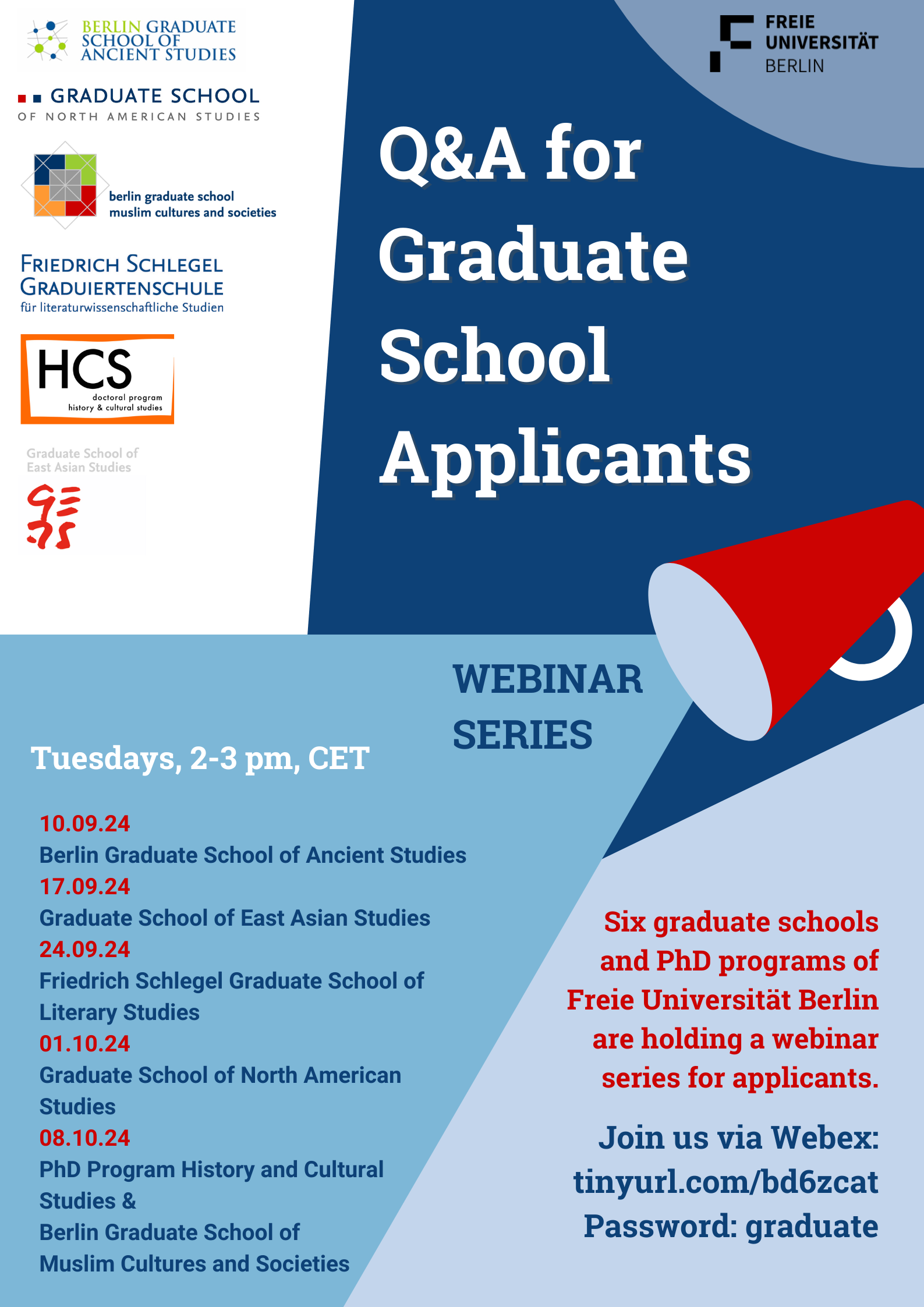 Q&A Graduate School Applicants 2024