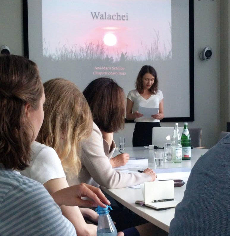 Disputationsvortrag von Ana-Maria Schlupp