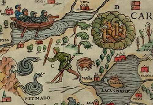 Carta Marina des Olaus Magnus (1539)