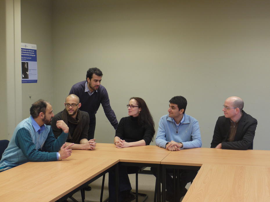 Fellows Zukunftsphilologie 2012 mit Islam Dayeh