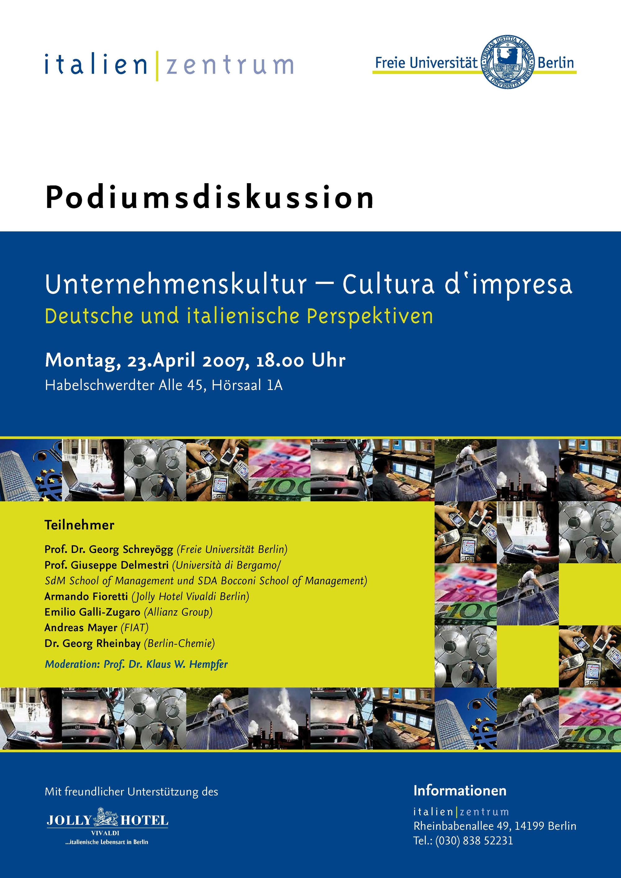 Italienzentrum Plakat SoSe 07 C