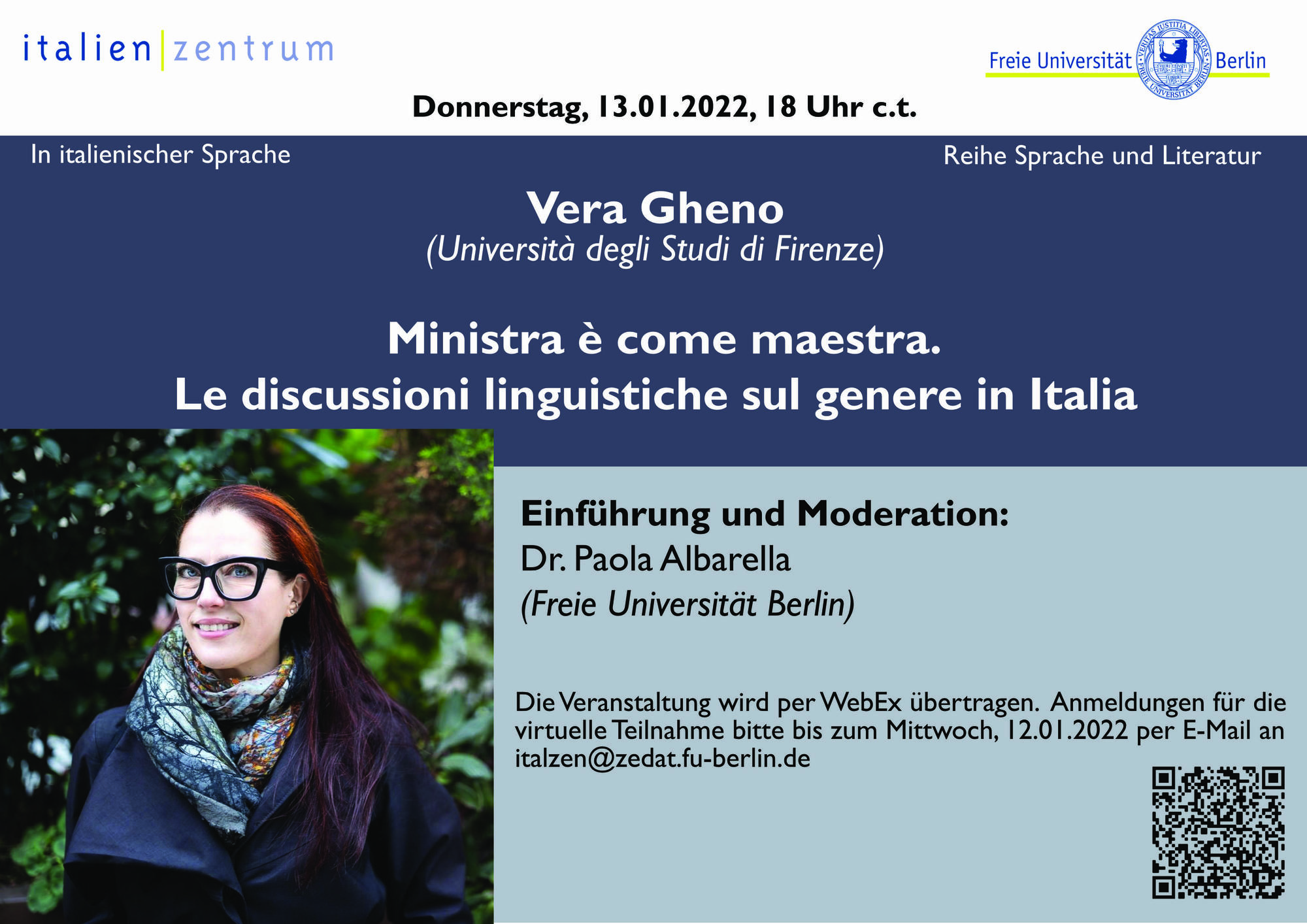 Flyer Vera Gheno