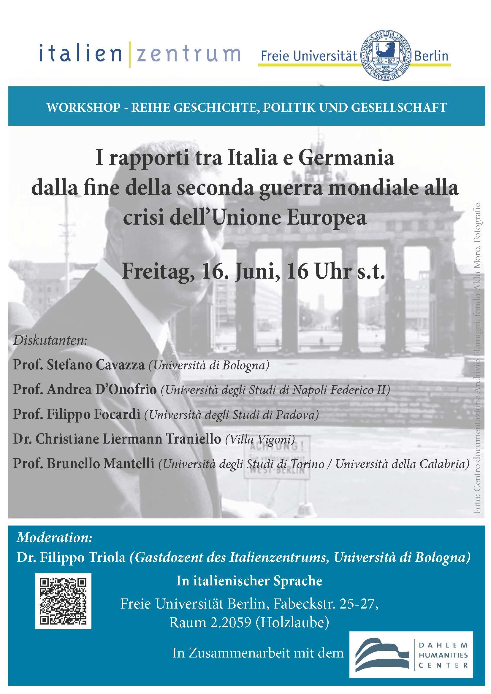 Flyer Workshop Italia - Germania