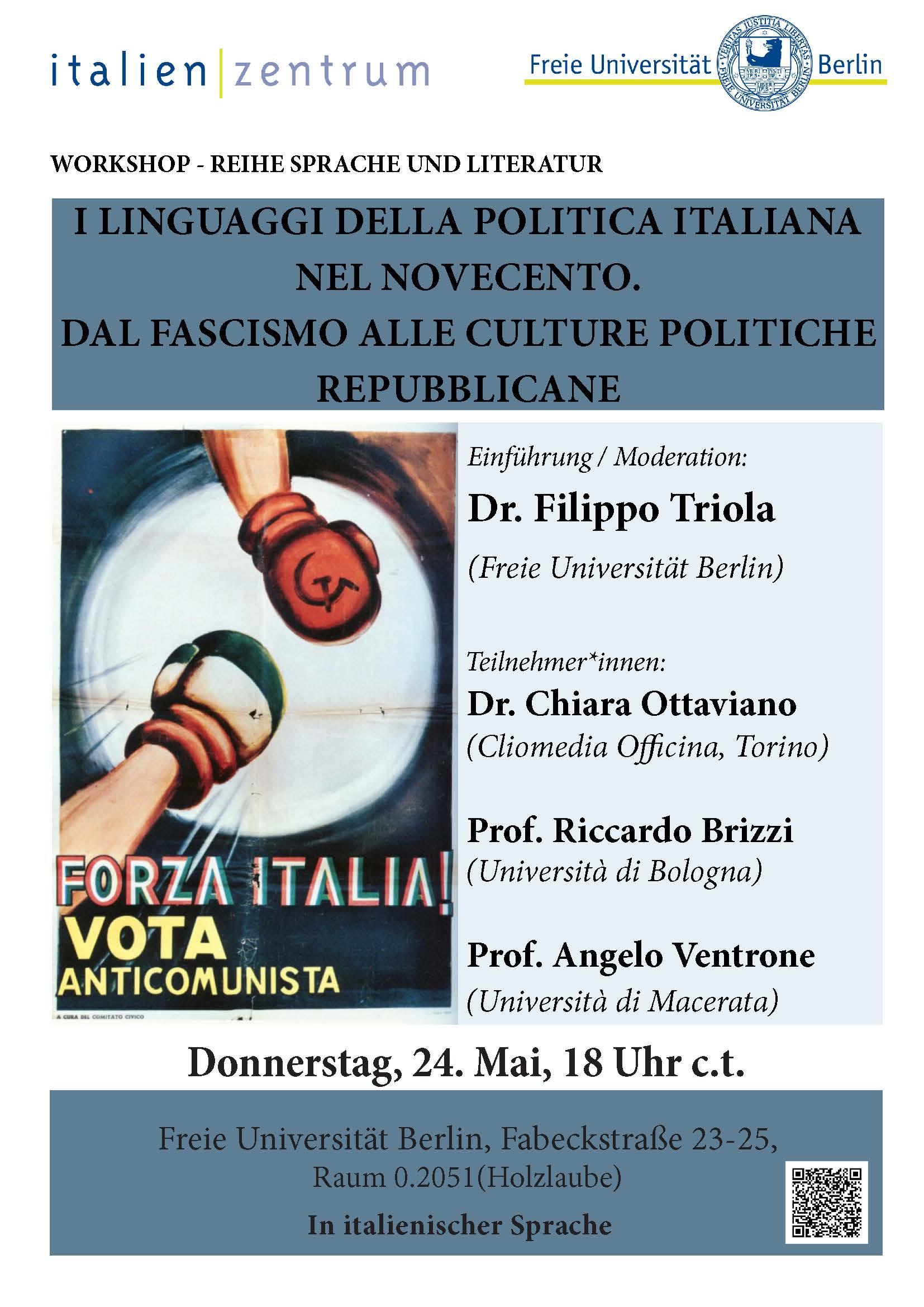 Flyer Workshop Comunicazione Politica