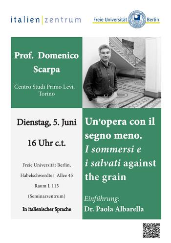 Flyer Domenico Scarpa