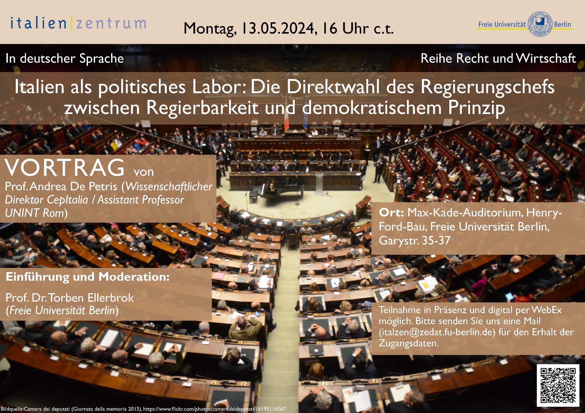 Flyer Italien als politisches Labor