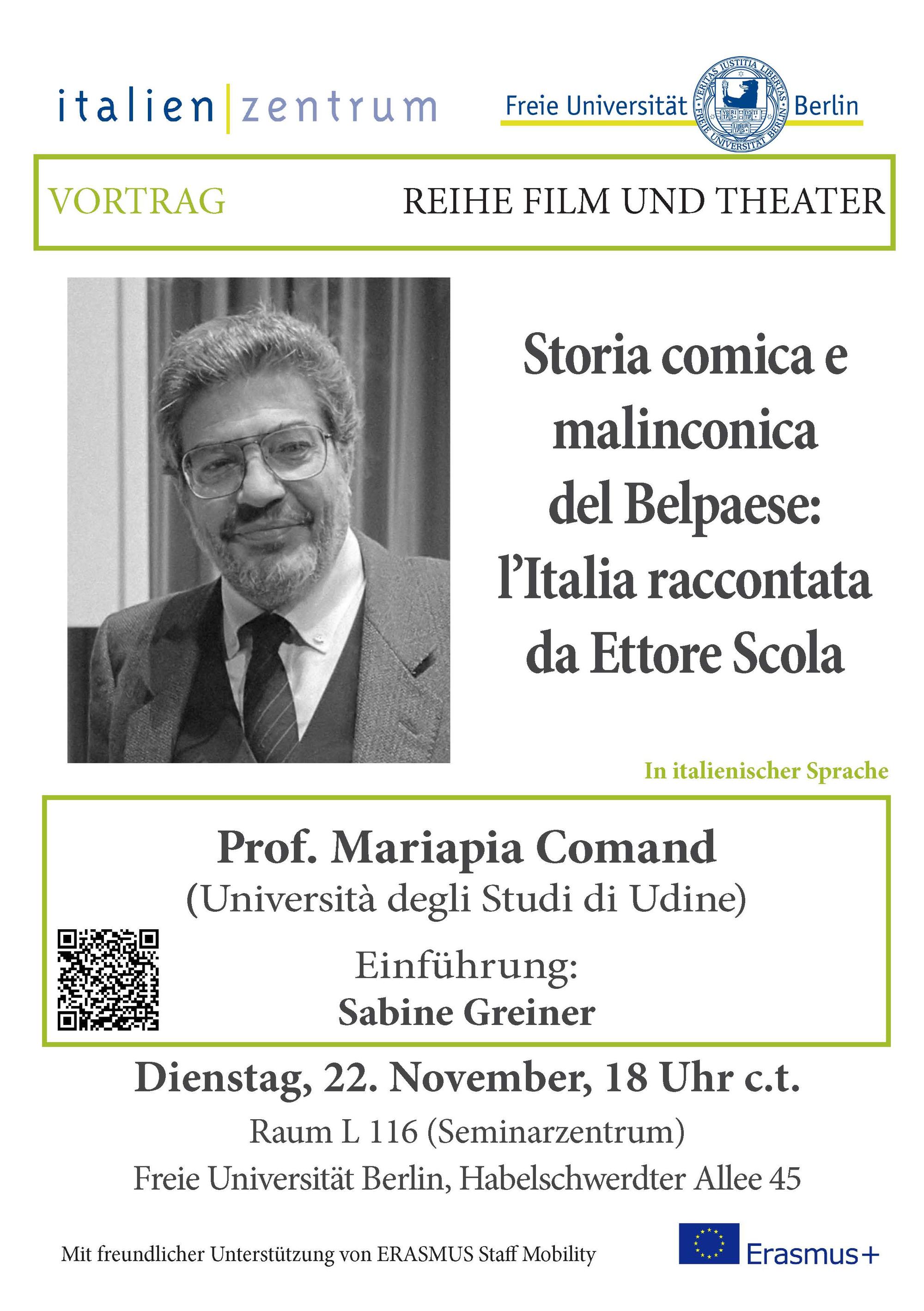 Flyer Comand Ettore Scola