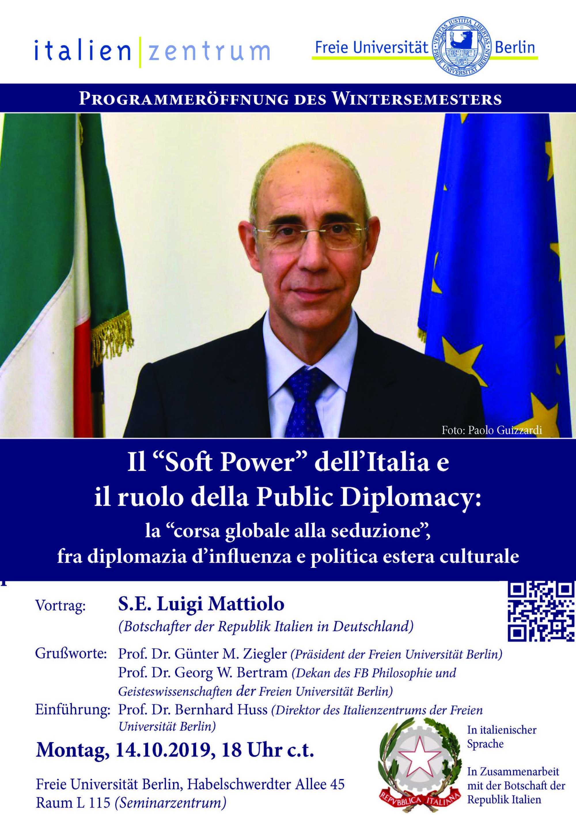 Flyer Programmeröffnung WiSe 19-20