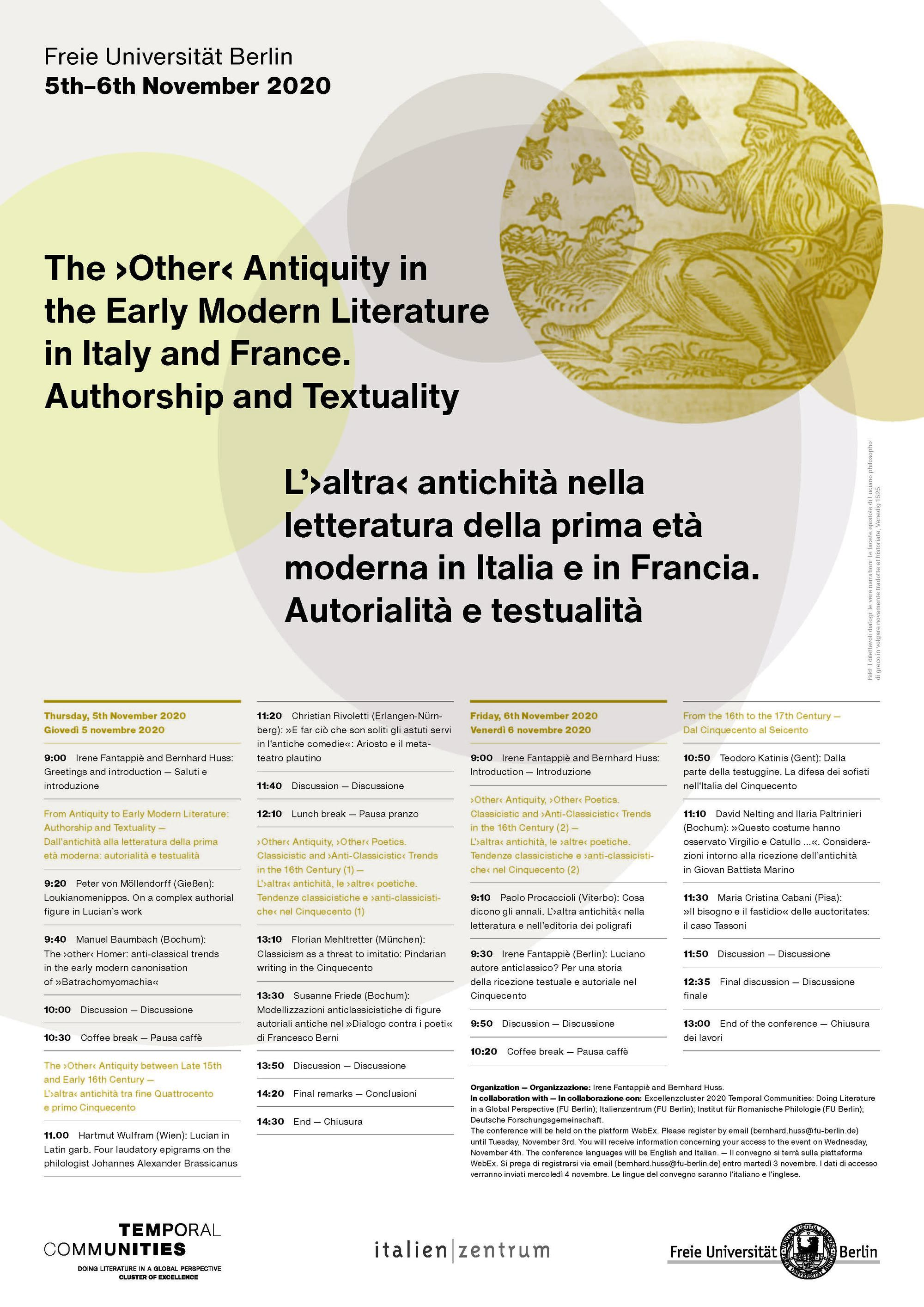 Poster Workshop L'altra antichità