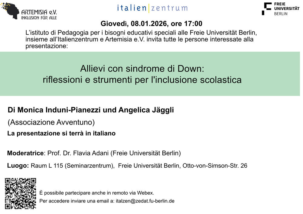 Volantino Allievi con sindrome di Down