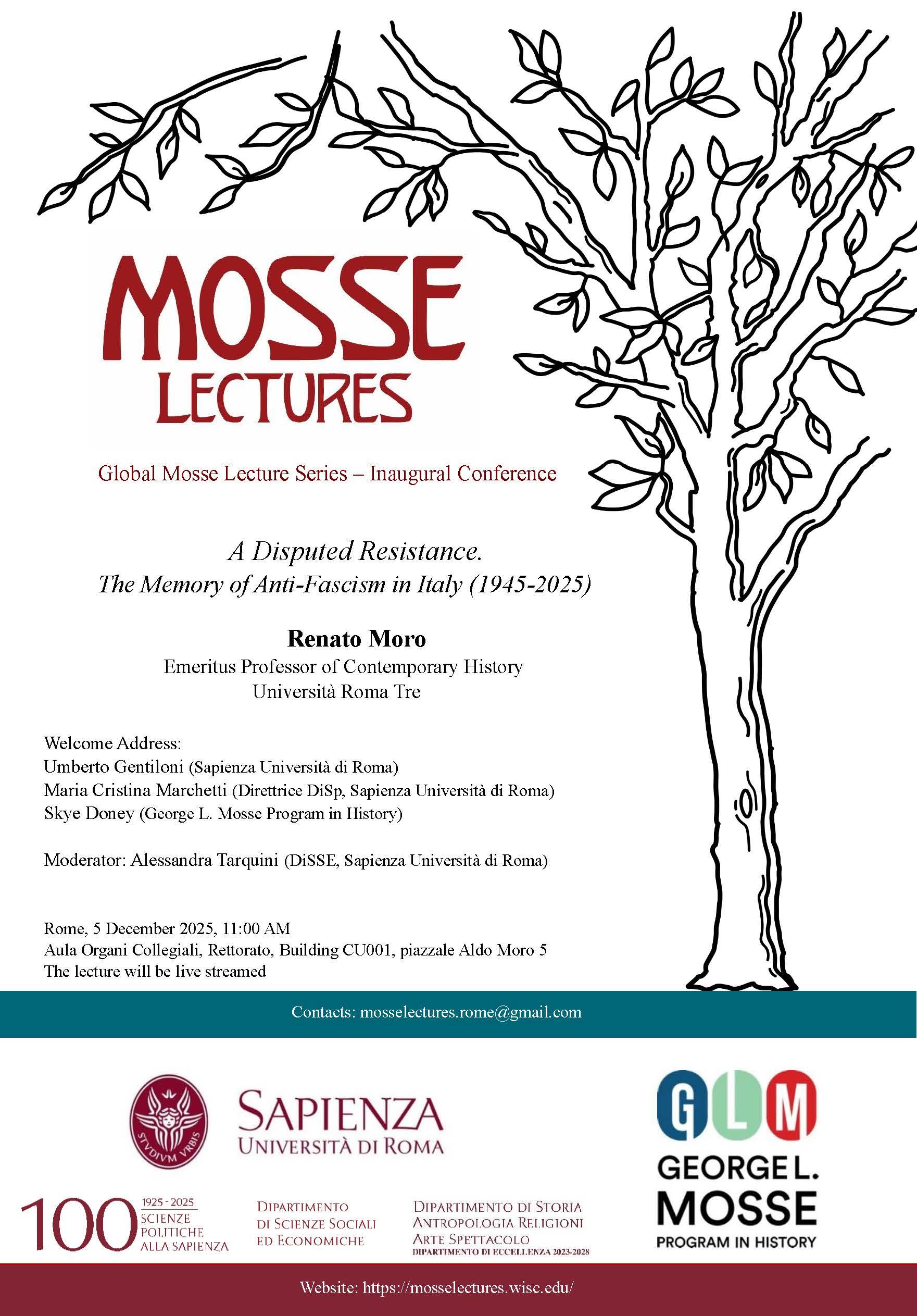 Global Mosse Lectures Series Rome Flyer