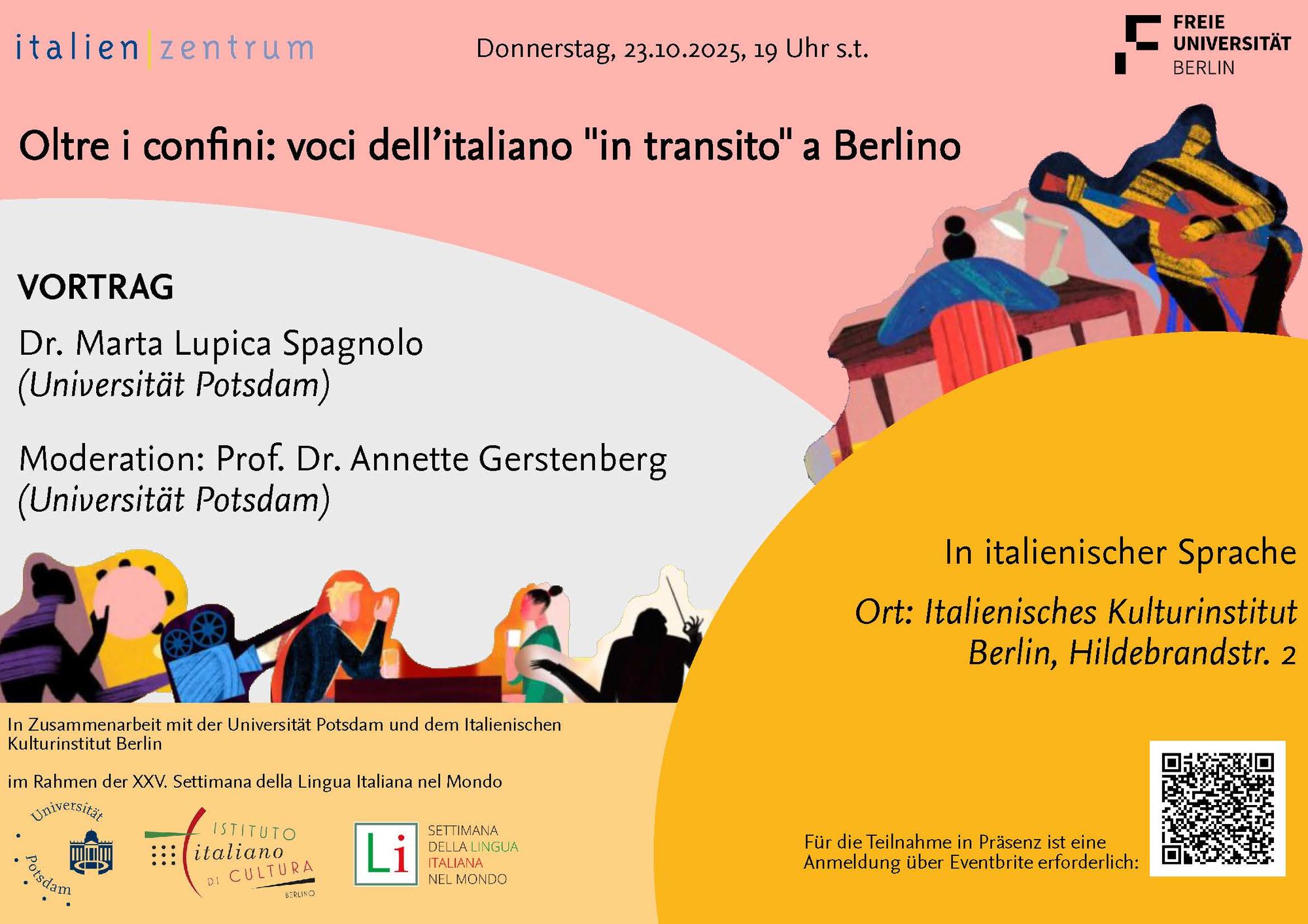 Flyer Italiano in transito Lupica Spagnolo