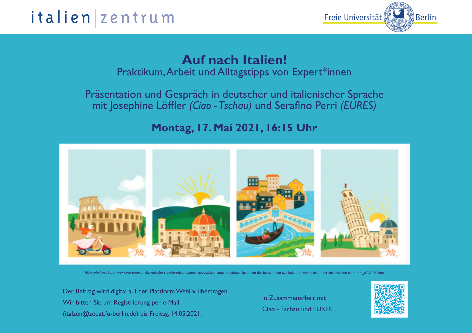 Flyer Auf nach Italien