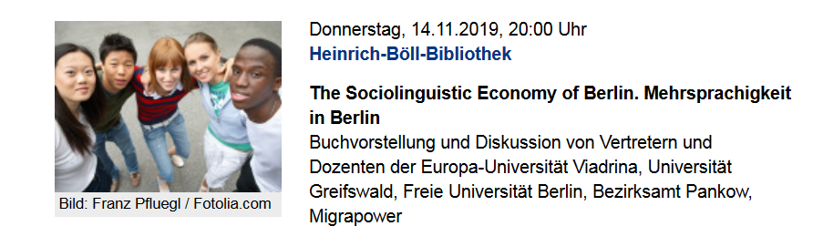 Veranstaltungshinweis HBB