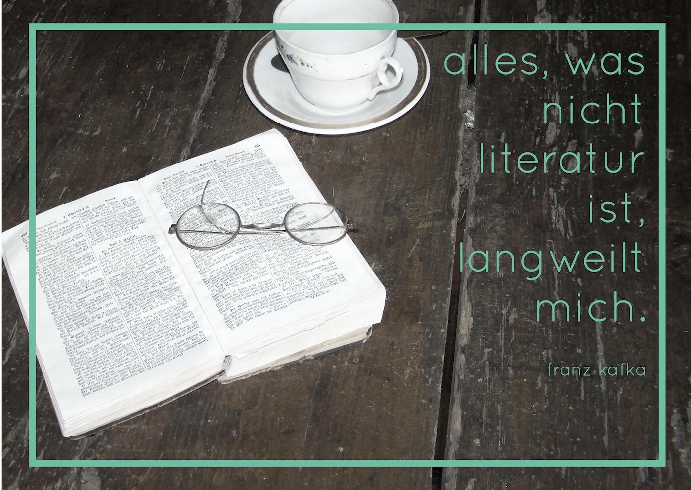 Flyer zum Literatursalon am Kollwitzplatz im Herbst 2013