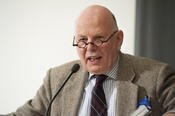 Der Historiker Prof. Dr. Christoph Stölzl während der "European Lecture"