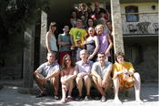 Gruppenbild bei der Sommerschule in Sudak (Krim) 2011.