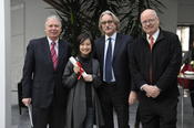 Dr. Schäfer, Ling Meng, Prof. Dr. Siebenhaar und Dr. Nitschke