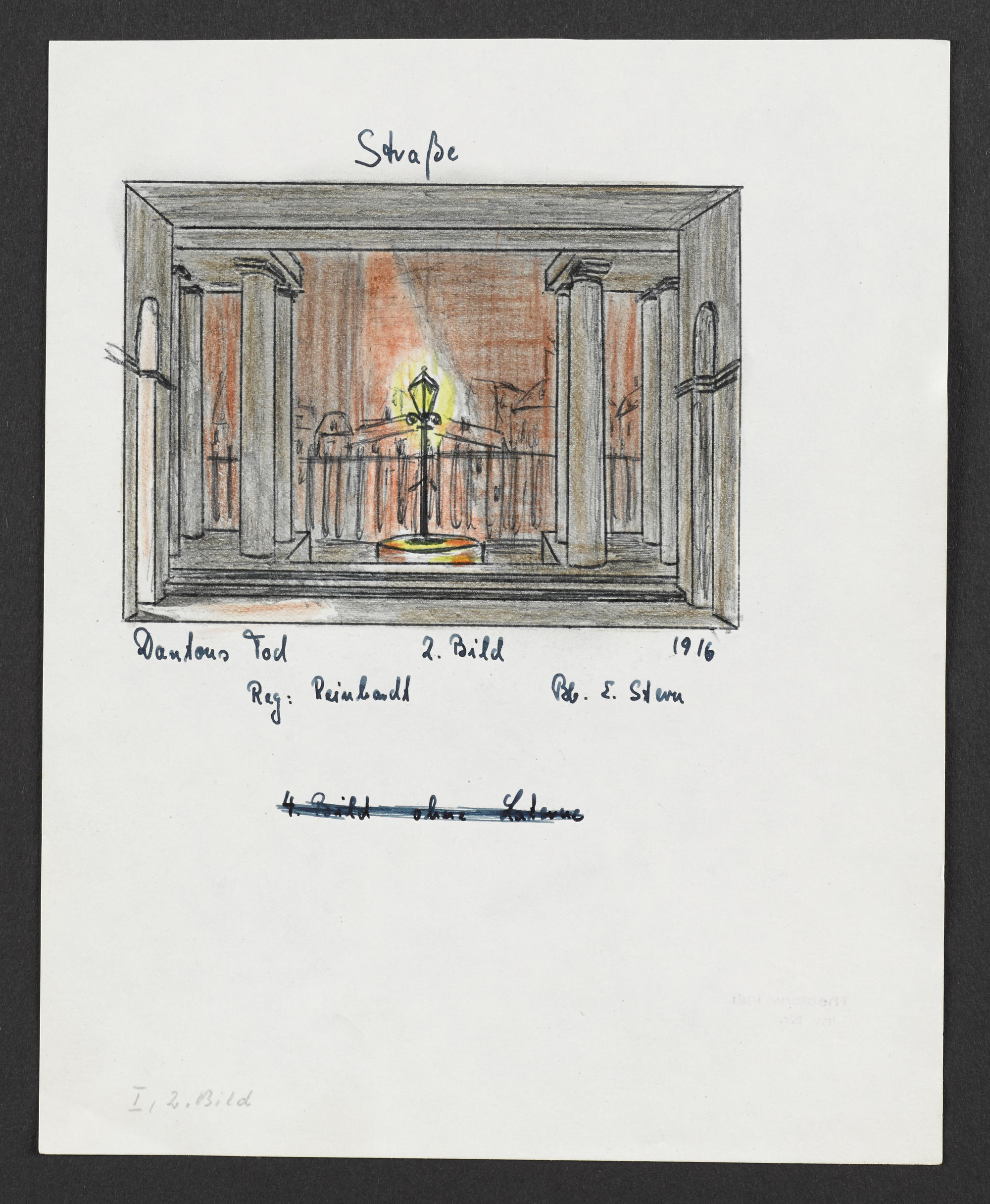 Dantons Tod - Skizze von Christof Bitter, Bild 2