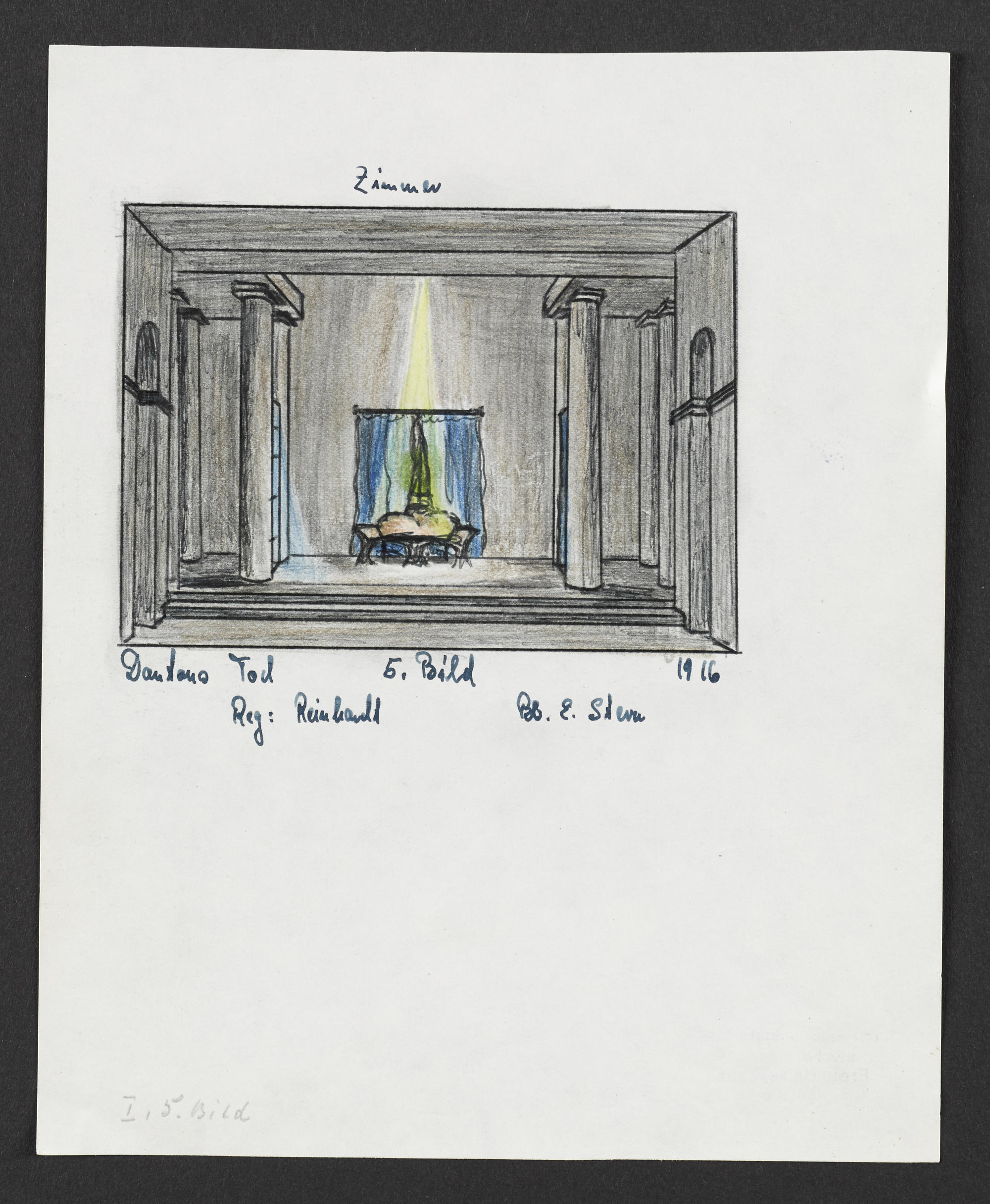 Dantons Tod - Skizze von Christof Bitter, Bild 5