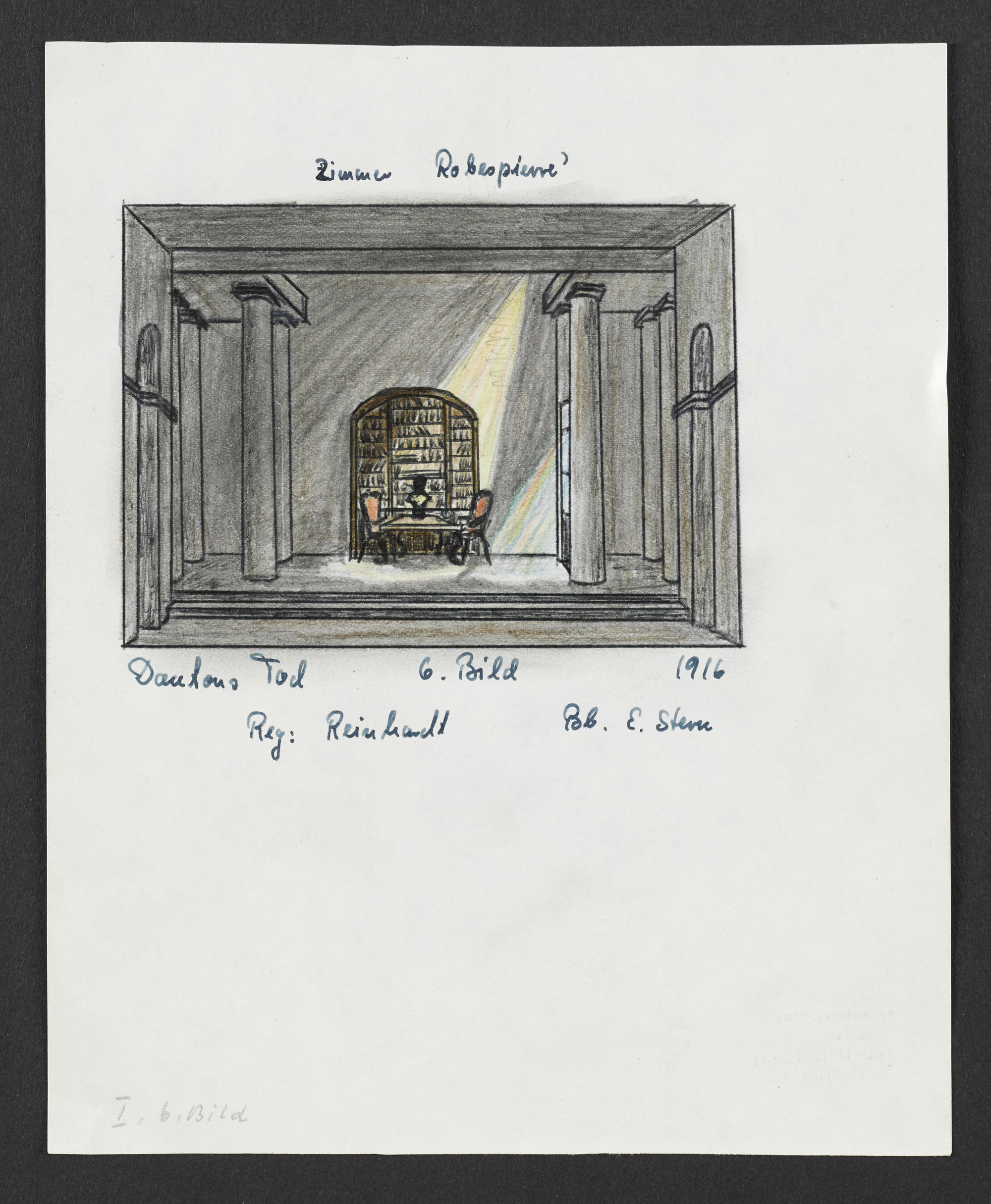 Dantons Tod - Skizze von Christof Bitter, Bild 6