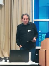 Prof. Gabriel Viehhauser auf der Plotting Poetry Konferenz