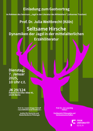 Gastvortrag Weitbrecht