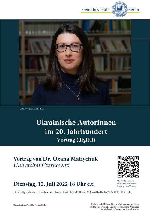 Vortrag Dr. Oxana Matiychuk