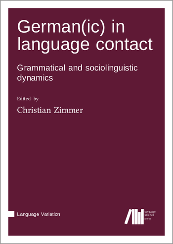 Cover: German(ic) in language contact