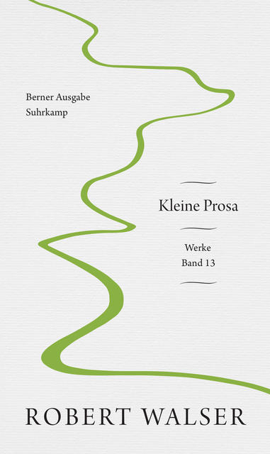 Cover: Robert Walser. Kleine Prosa