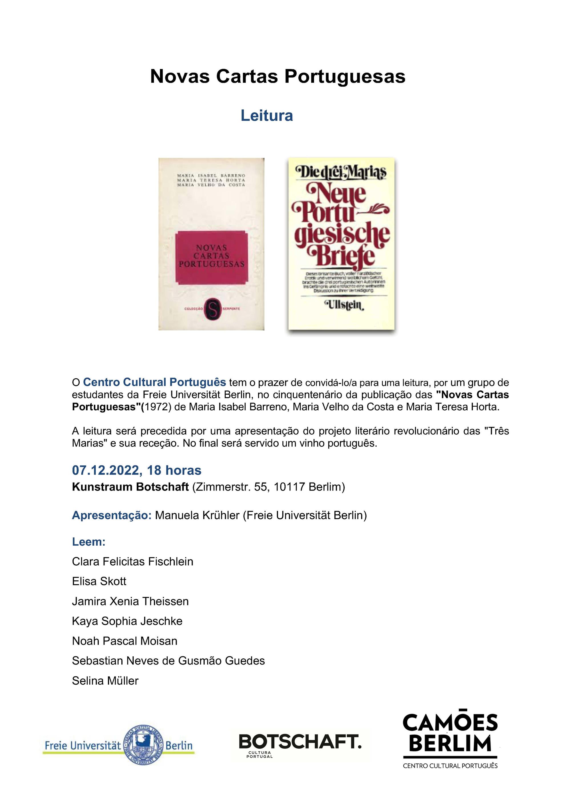 Novas Cartas Einladung