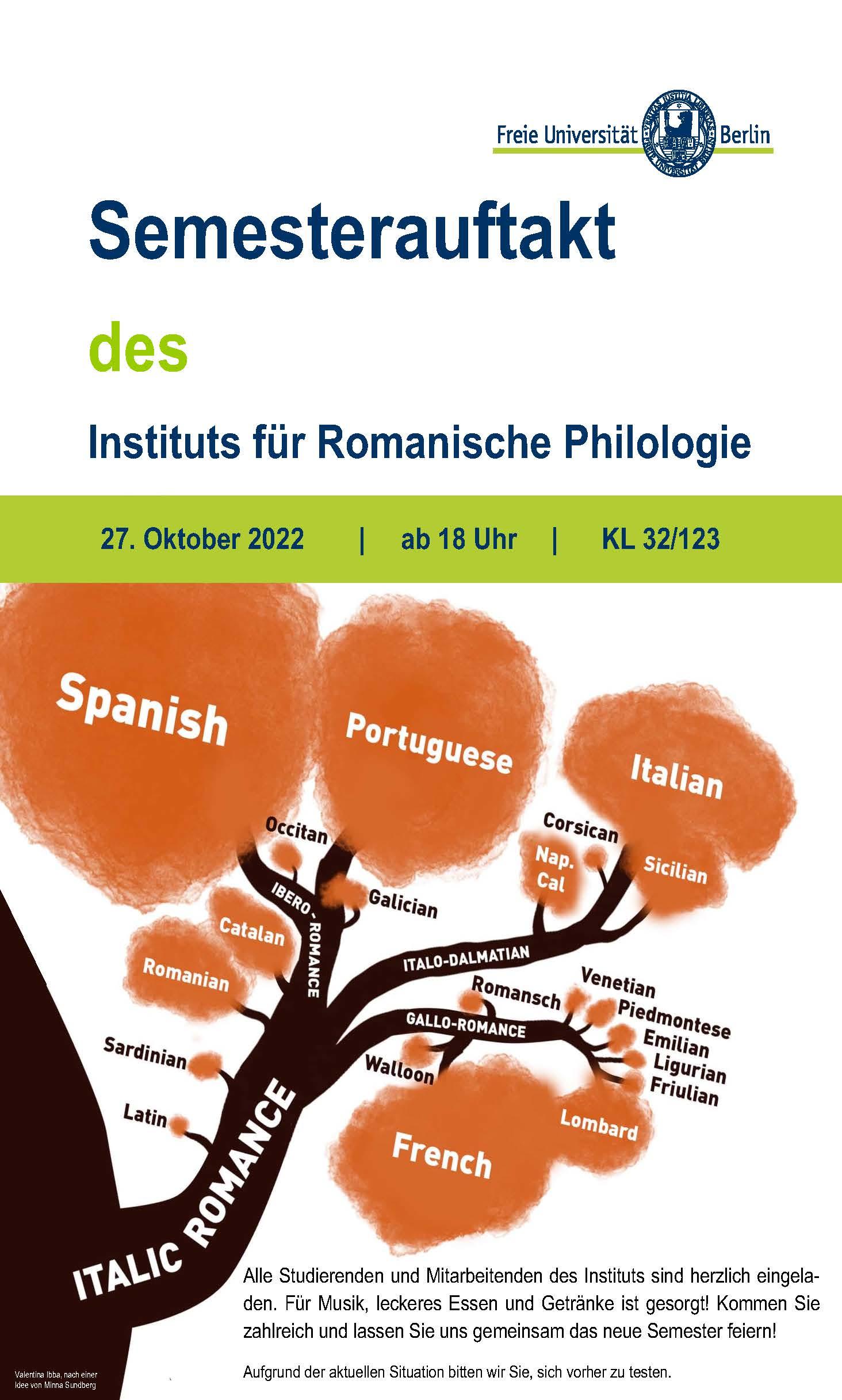 Semesterauftakt Flyer 2022